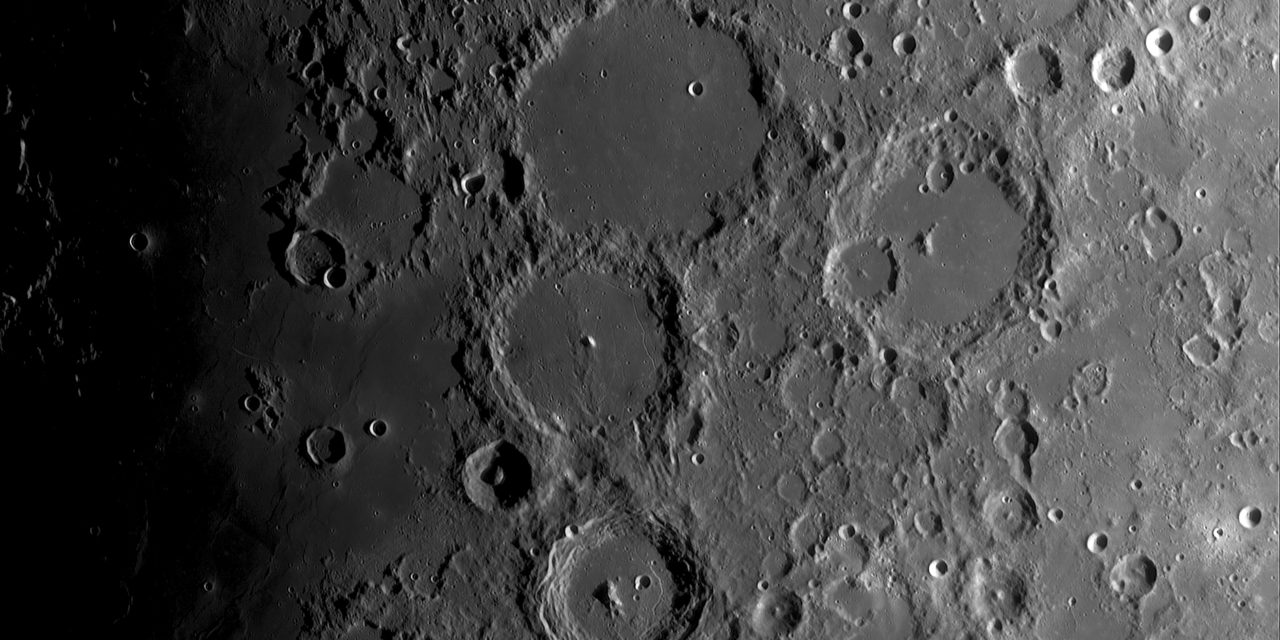 Ptolemaeus,Alphonsus,Arzachel,Albategnuis. Mur droit,Purbach.