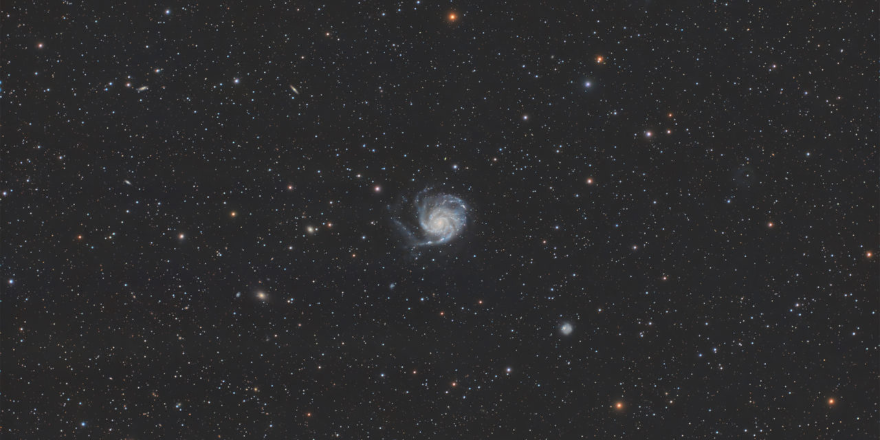 Galaxie du Moulinet (M101) et sa super nova SN2023ixf