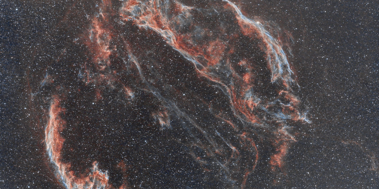 Nébuleuse des Dentelles du Cygne (NGC6960 et NGC6992)