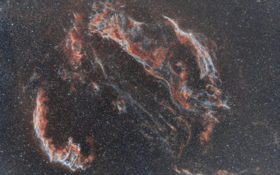 Nébuleuse des Dentelles du Cygne (NGC6960 et NGC6992)