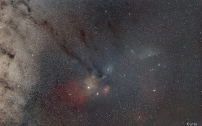 Constellation du Scorpion au grand angle