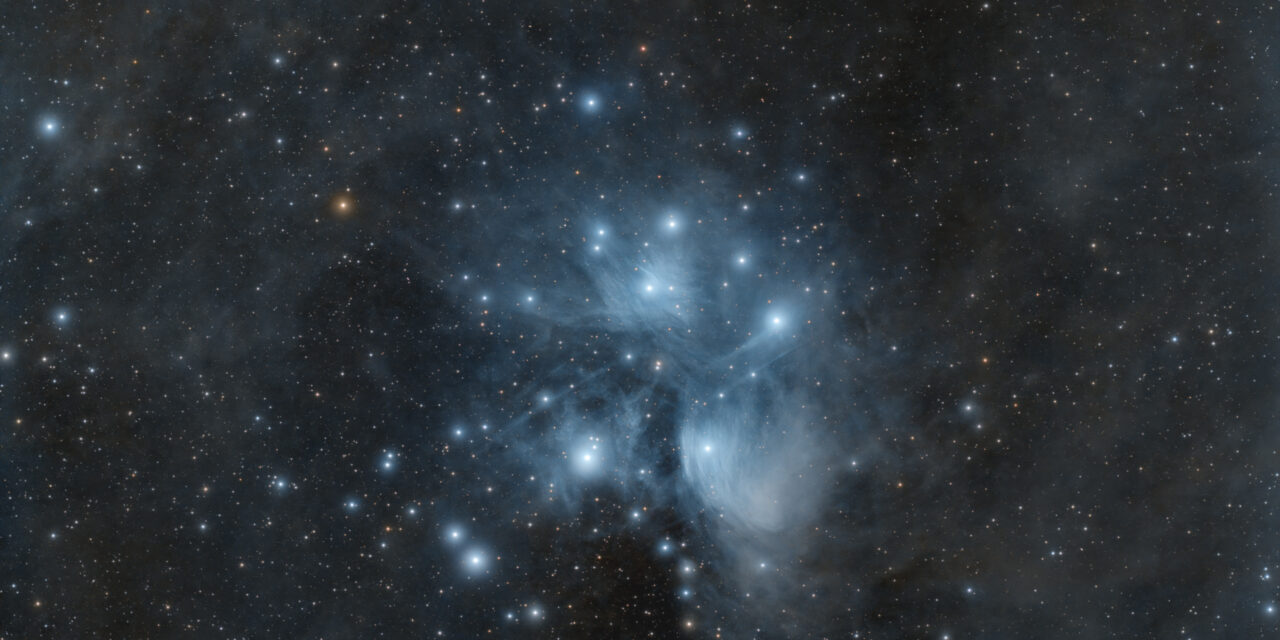 M45, L’Amas des Pléiades