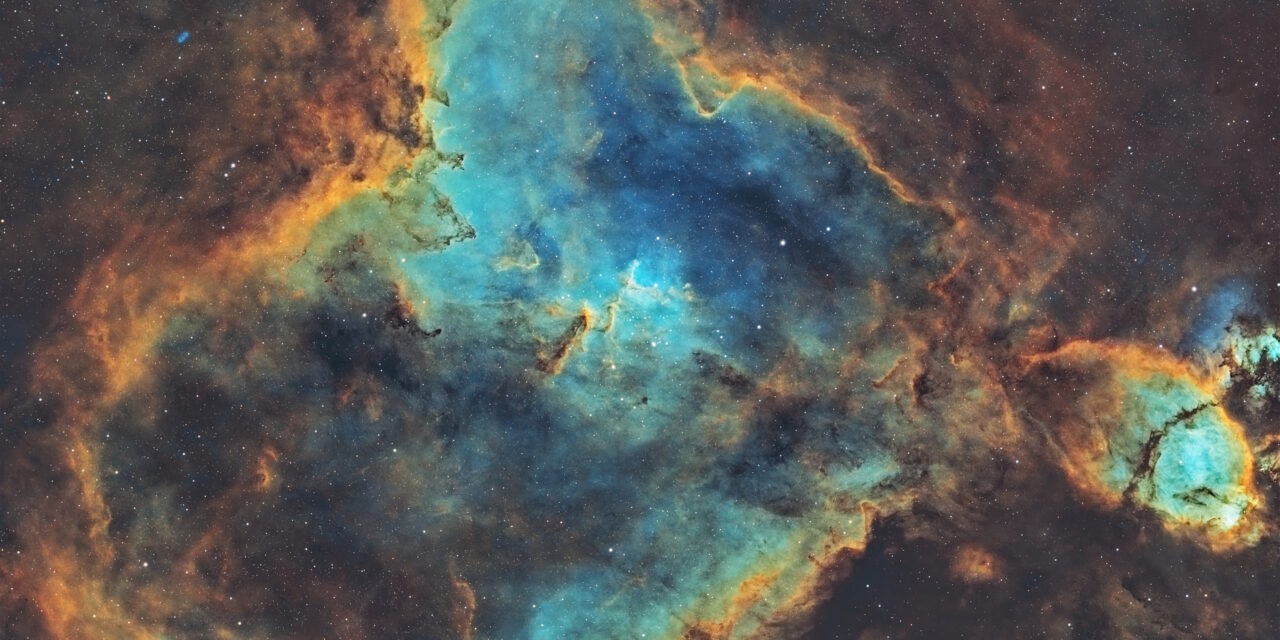 La Nébuleuse du Cœur en SHO (IC 1805)