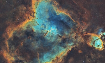 La Nébuleuse du Cœur en SHO (IC 1805)